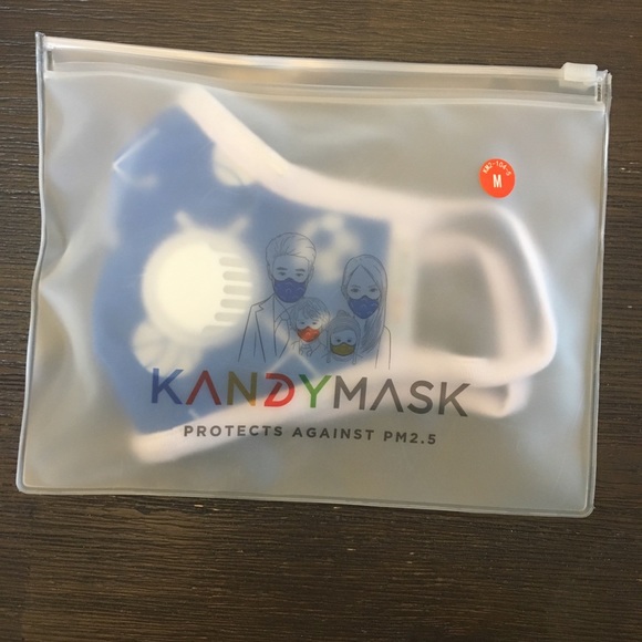KandyMask N99 Sporty Blue Face Mask - Picture 9 of 9